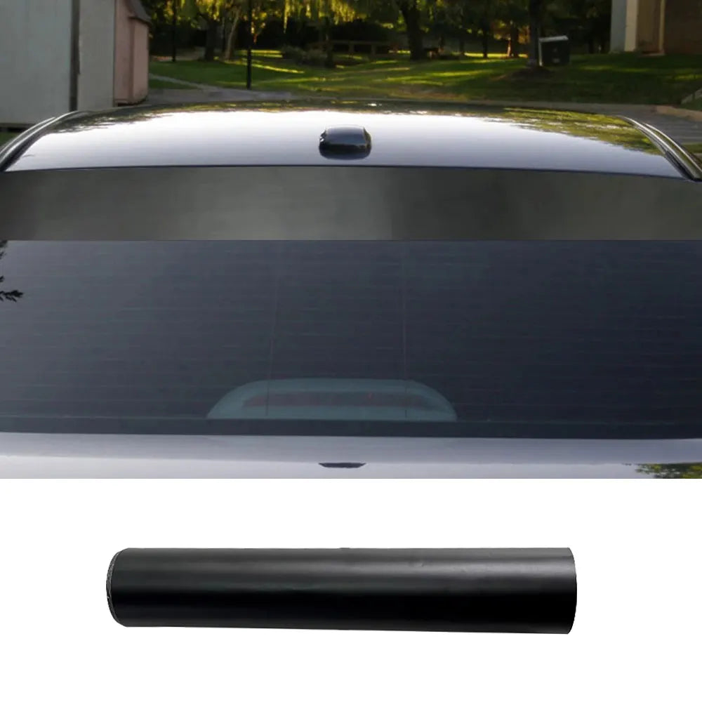 Black sunstrip 130 x 20 CM