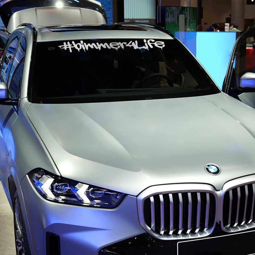 BMW Windshield Sunstrip – Universal Fit | Stylish Windshield Banner