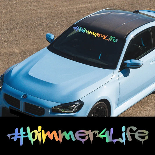 BMW Windshield Sunstrip – Universal Fit | Stylish Windshield Banner