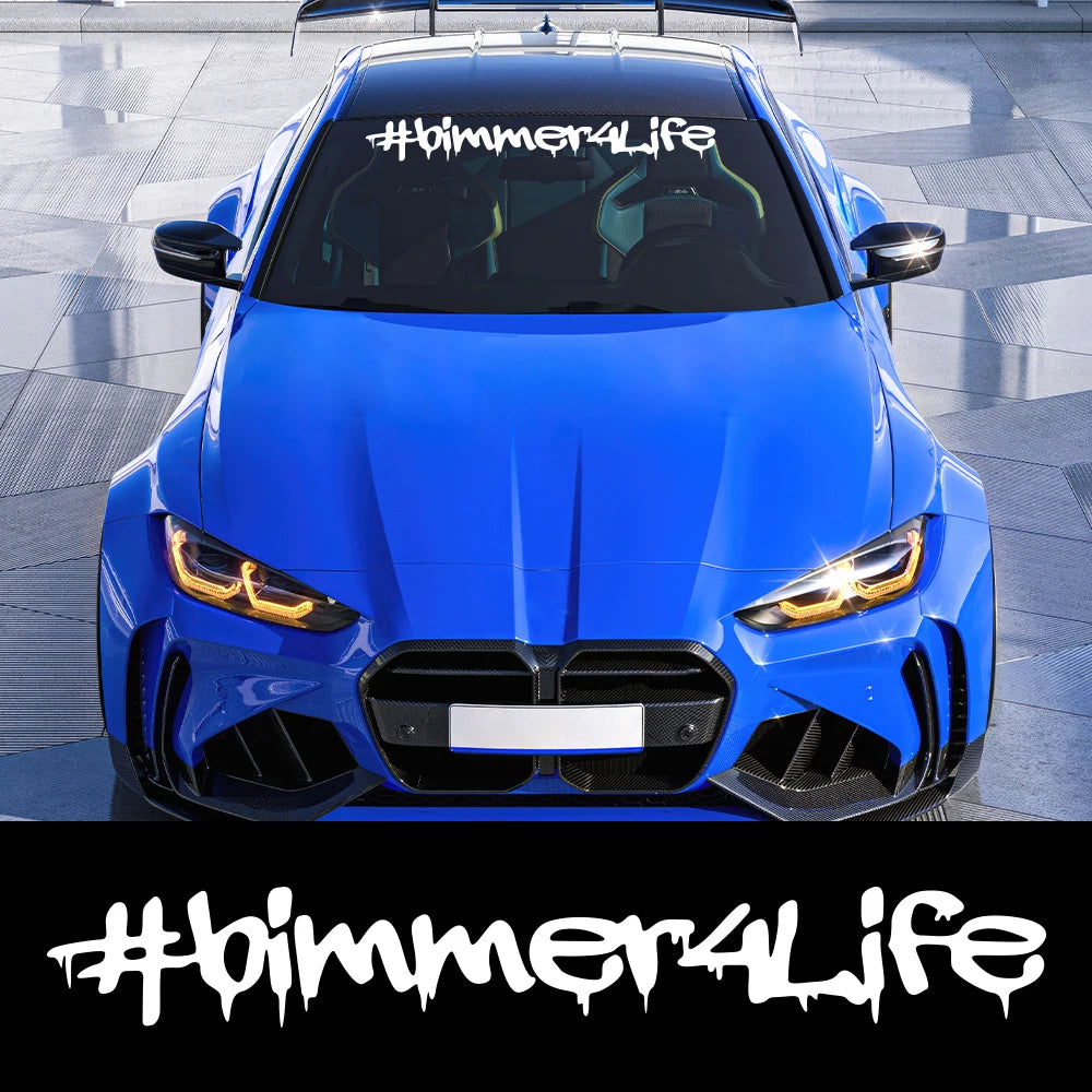 BMW Windshield Sunstrip – Universal Fit | Stylish Windshield Banner