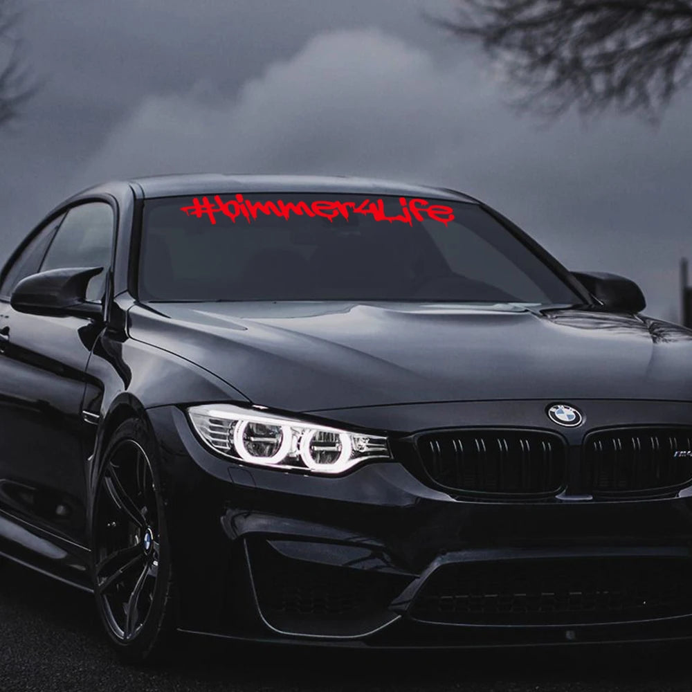BMW Windshield Sunstrip – Universal Fit | Stylish Windshield Banner