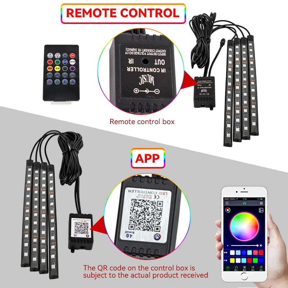 Interior RGB LED Strip Set